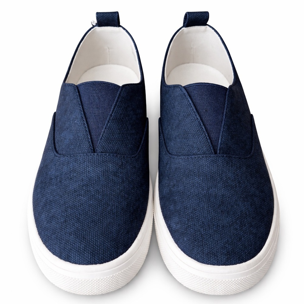 Kensie Salia Navy Slip-On Sneakers Women’s 8.5 Platform Shoes NWT